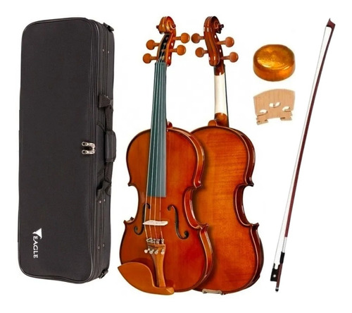 Violino Eagle 4/4 Ve441 Completo Novo