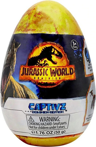 Huevo Dinosaurio Figura Sorpresa Jurassic World C/slime