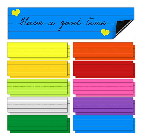 20 Pcs Magnetic Sentence Strips, With Magnets, 12 X 3 I...