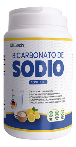 Bicarbonato De Sodio Alemán X 3kilos