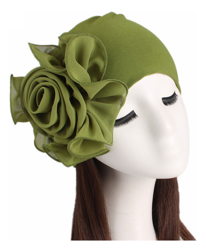 Gorro K Para Mujer, Retro, Con Flores Grandes, Turbante, Gor