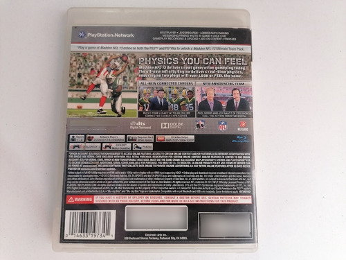 Madden 13 Nfl Ps3 Playstation 3 (Usado)