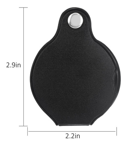 10x Mini Lupa De Bolsillo Plegable De La Lupa De La Lupa Pri