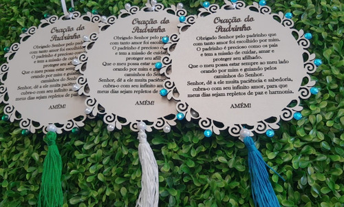 Mandala Oração Dos Padrinhos Em Mdf
