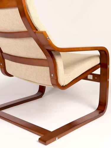 Imagen 3 de 8 de Sillón Modelo Volgar Madera Walnut Linea Premium Nordico