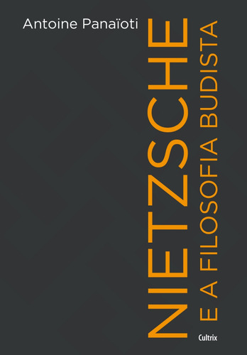 Livro Nietzsche E A Filosofia Budista Antoine Panaïoti 1a Edição 2017 Português Editora Cultrix