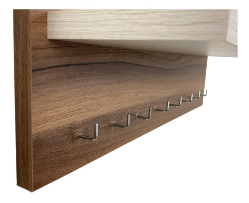 Imagen 6 de 10 de Porta Llaves Organizador De Pared Moderno Perchero Ganchos