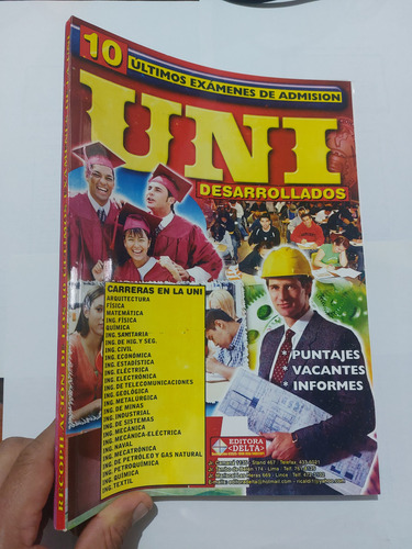 Libro De Examenes De Admision Uni 2014 Al 2019