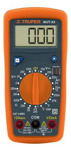 Multímetro Digital Profesional - Truper 10401