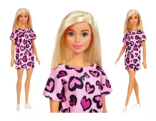 Boneca Barbie Fashion & Beauty com Roupa de Banho Azul - Mattel