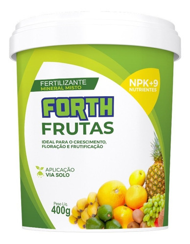 Fertilizante Para Frutíferas 400g Forth Frutas 12.5.15 Adubo