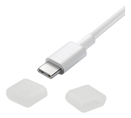 Jiozermi 20 Tapas De Silicona Usb C Antipolvo, Transparente,