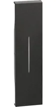Comprar Cubre Tecla Interruptor 1 Modulo Negro Living Now Bticino