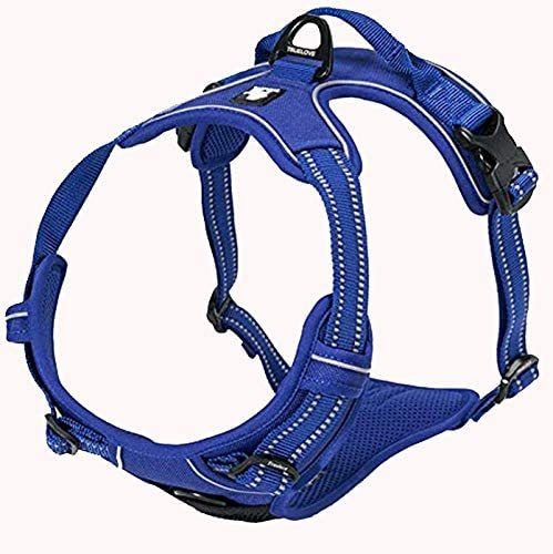 Arnes D Nylon Reflectante. Xl 81 A 107 Cm. Azul. Perro