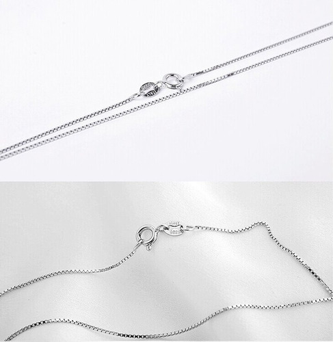 Imagen 3 de 5 de Cadena Collar Para Mujer Fabricada En Plata 925 50cmt. 0.6mm