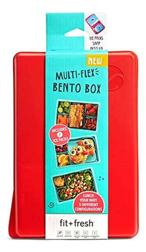 Fit + Fresh Multi-flex Bento Box, Reutilizable, Personalizab