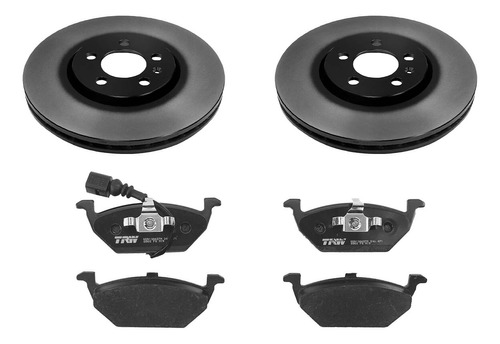 Set Balatas Y Discos Del P/ Seat Leon L4 1.8l 02/04 Trw