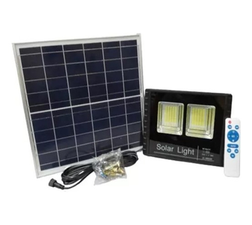 Reflector Led Con Panel Solar De 300w, Ip66