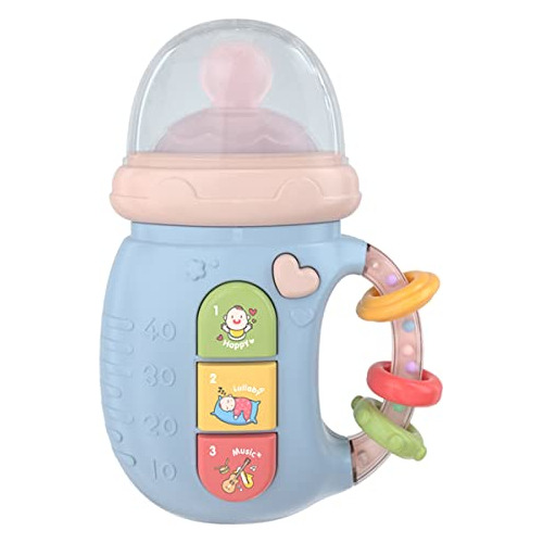 Silicone Baby Bottle Shape Teething Toysnewborn Ligh...