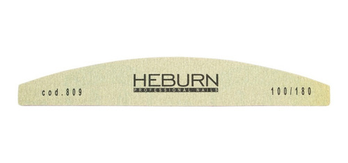 Heburn Lima Blanca Recta Curva 100/180 Uñas Naturales 809