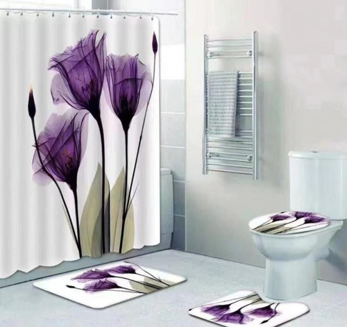 Set De Baño 4 Piezas Completo, Hermosos Diseños  