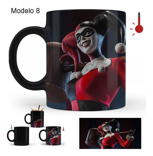 Imagen 8 de 10 de Taza Mágica Harley Quinn | Varios Modelos