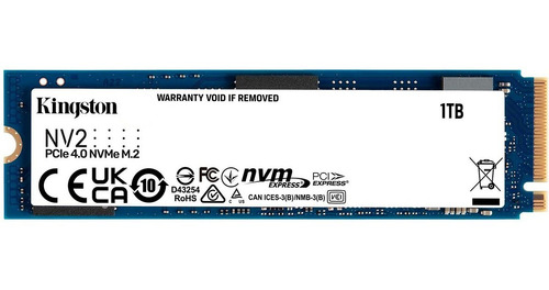 Disco Solido Ssd 1tb M.2 Kingston Snv2s/1000g Nvme Pcie 4.0