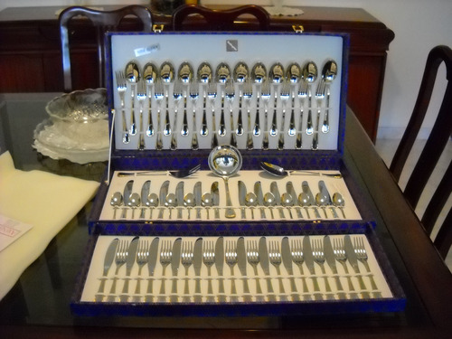 Juego De Cubiertos De 76 Pcs Marca Gottinghen Italianos