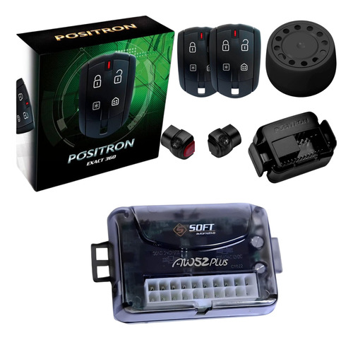 Alarme Positron Cyber Ex360 + Módulo Vidro Soft Aw52 Plus