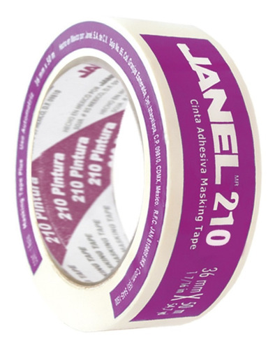  Cinta Adhesiva Masking Tape 210 Pintura 36mm X 50m Janel