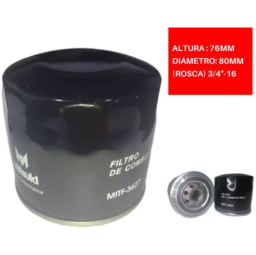 Filtro Gasolina Encava Bus Ent 610 4l 5.8lts Isuzu 1984 1987