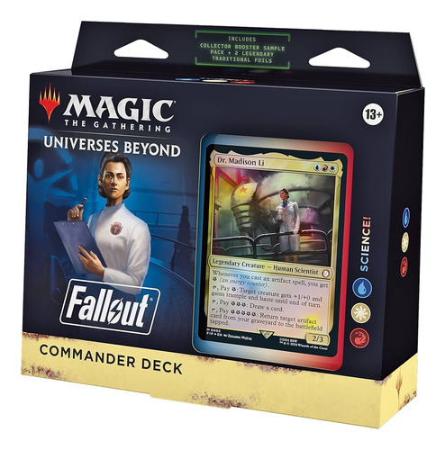 Magic The Gathering Fallout Commander Deck Science! Inglés