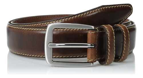 Allen Edmonds Hombre Yukon Belt, Marrón, 44 Us