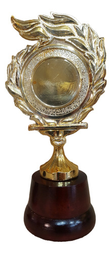 Trofeo Plástico Standard Laurel Base Madera - Souvenir