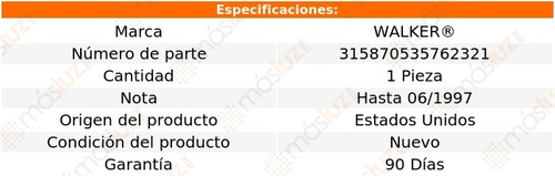 Sensor Map Nissan Maxima 3.0l V6 97 Walker