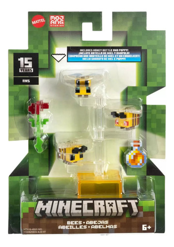 Abejas Minecraft Con Figuras Y Accesorios Gtp08