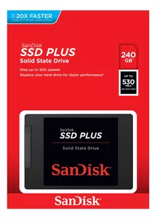 Sandisk Disco Duro De Estado Solido Ssd Plus - 240gb