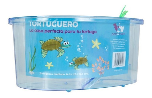 Pets&more Tortuguero Mediano Azul