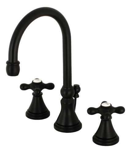 Grifo Baño Amplio 6.2 in Alcance Boquilla Color Negro Mate