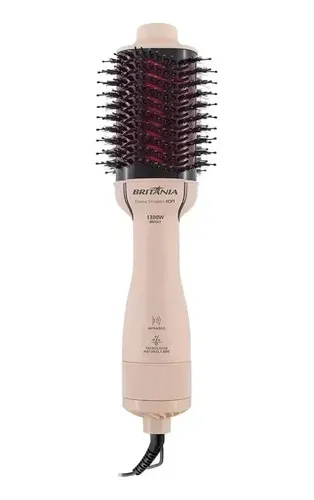 Escova Secadora E Modeladora Britânia 4 EM 1 ANTI FRIZZ BRILHO E MACIEZ BEC07R 1300W 127V/220V