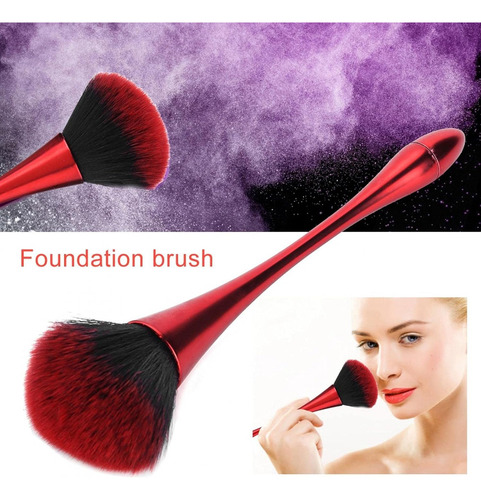 Pincel Gordinho/bastão Maquiagem Rosto Base Blush Pó 1 Pç
