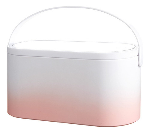 Caja De Almacenamiento De Espejo De Maquillaje Led Recargabl