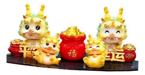Figuras De Dragón De Año Nuevo Chino, Decoraciones Bonitas