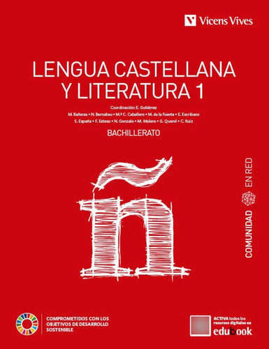 Lengua Castellana Y Literatura 1 Comunidad En Red Nueva Edic