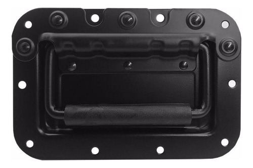 Kit 4 Alça Embutida Retratil Para Case Com Bandeja Black