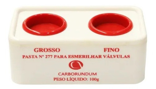 Imagem 1 de 2 de Pasta De Esmerilhar Válvulas 277 Fina E Grossa - Carborundum