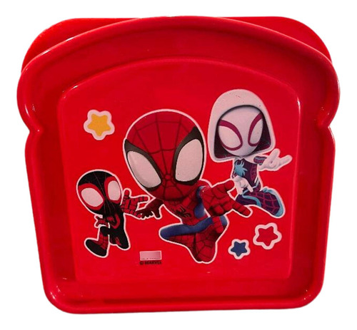 Spider-man And Friends Caja De Sándwich Reutilizable