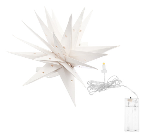 Set Navideño Festivo Con Forma De Farol Decorativo Blanco Co