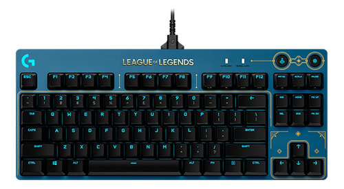 Teclado Gamer Logitech G Pro League Of Legends Mecánico N Nx