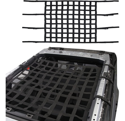 Hgcar Freedom Mesh Bimini Top Plus Hamaca Negra Para Bronco